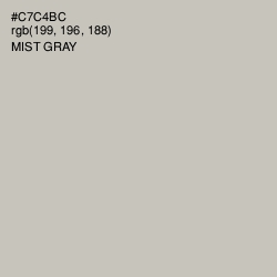 #C7C4BC - Mist Gray Color Image